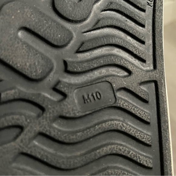 Native Jefferson Rubber Shoes Black White Mens Size 10 - Picture 2 of 6